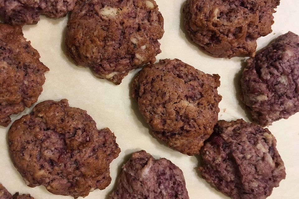 Brombeer Cookies