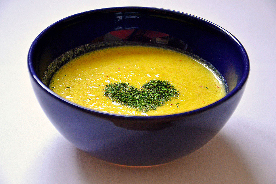 Mango-Kokos Cremesuppe