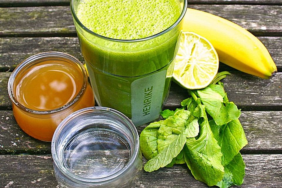 Grüner Frühstücks-Smoothie