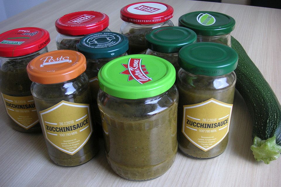 Zucchinisauce Zucchinisauce