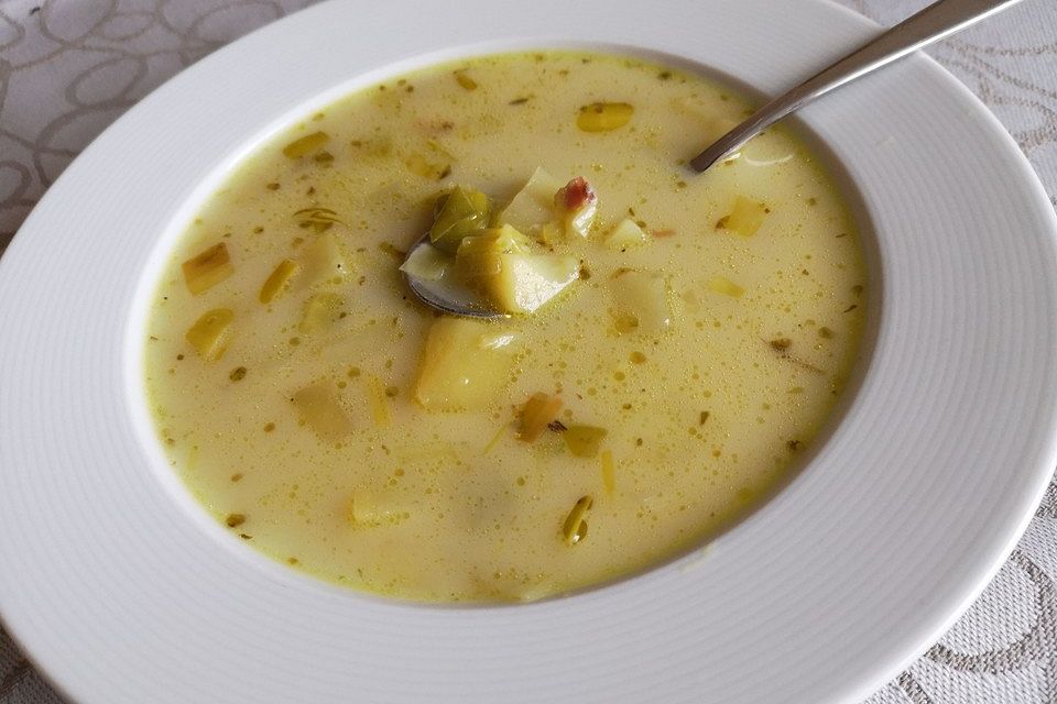 Kartoffel-Lauch-Suppe