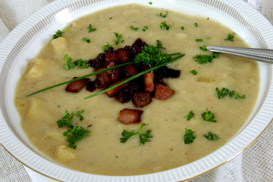 Kartoffel-Lauch-Suppe