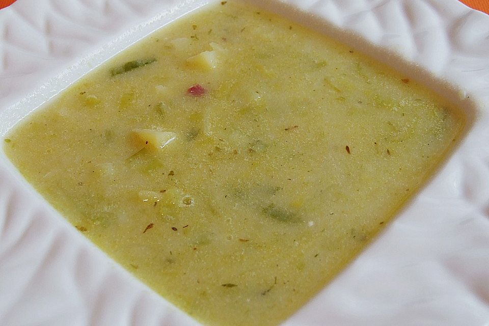 Kartoffel-Lauch-Suppe