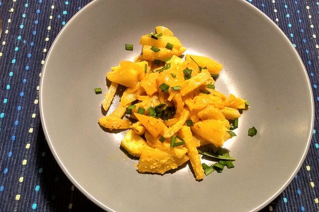 Curry-Kokos-Kohlrabi mit Minze von gs_pe| Chefkoch