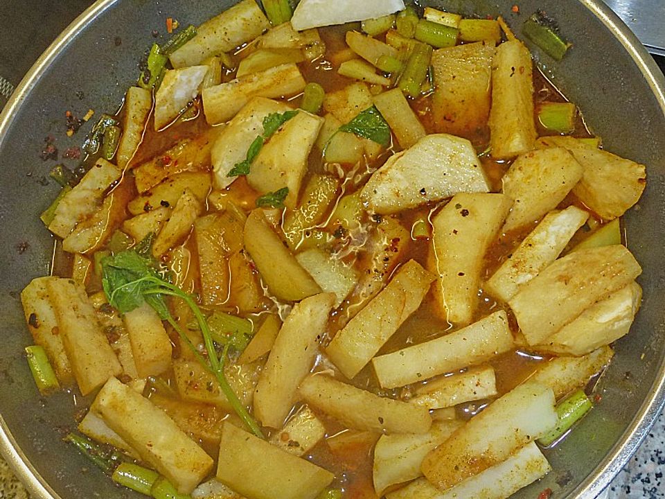 Curry-Kokos-Kohlrabi mit Minze von gs_pe | Chefkoch
