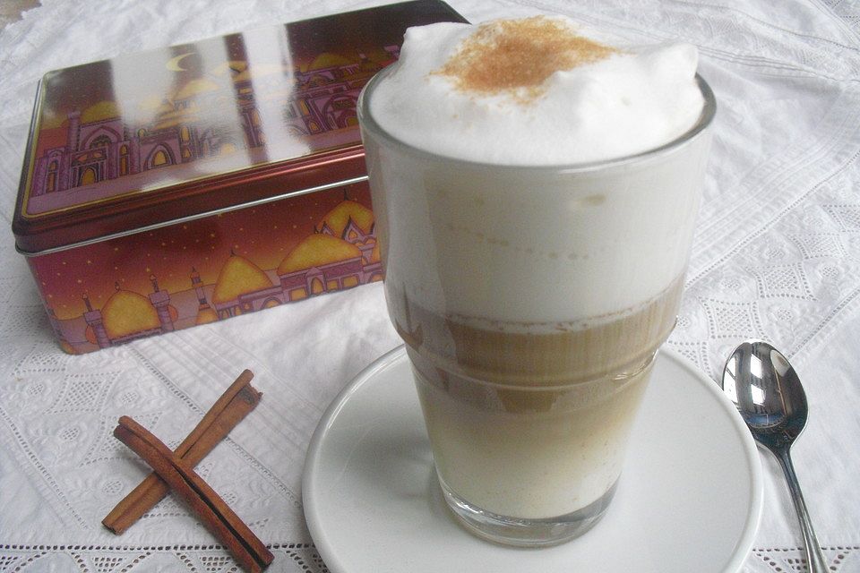 Vanille-Zimt Latte Macchiato