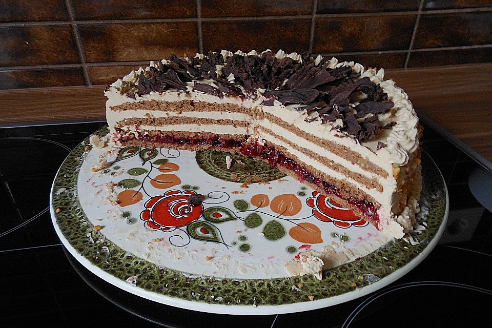 Mokka-Nougat-Torte