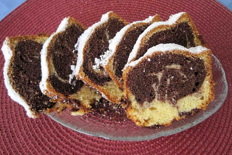 Kinder Marmorkuchen mit Nutella - sehr saftig