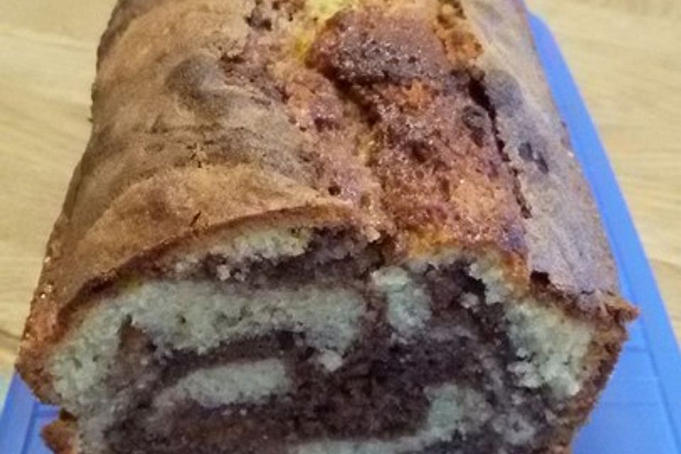 Kinder Marmorkuchen mit Nutella - sehr saftig