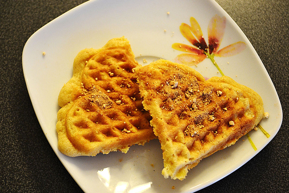 Knusprige Joghurt - Waffeln