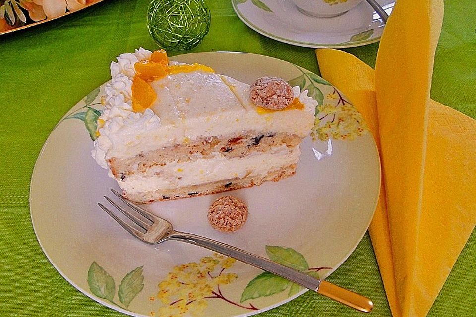 Pfirsich-Amaretto-Torte