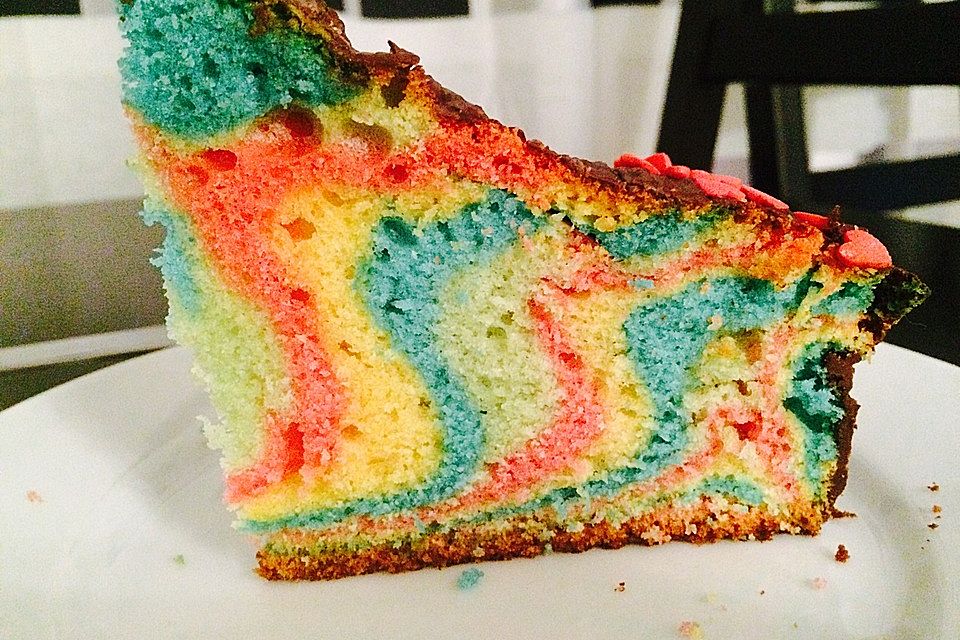 Regenbogenkuchen