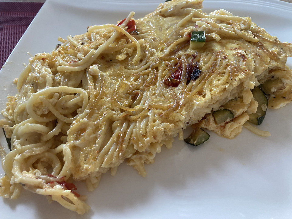 Spaghetti-Omelette von Kochkunst174| Chefkoch
