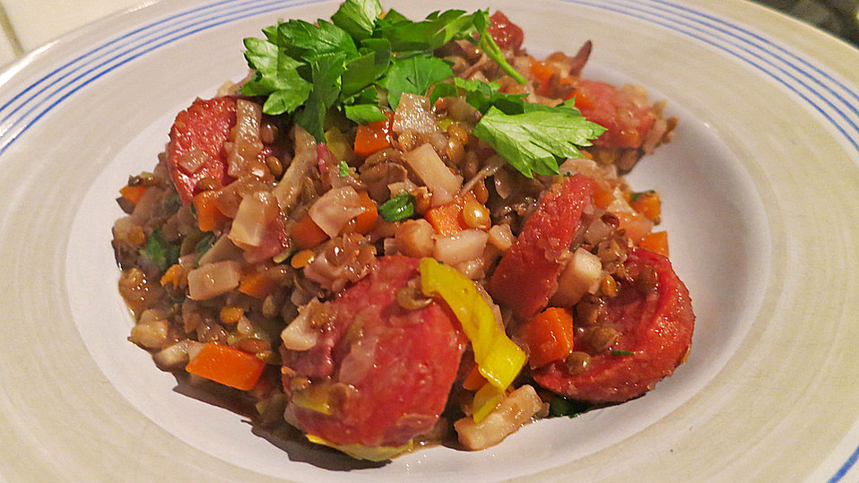 Italienischer Linseneintopf mit Salsicce von Molina29 Italienischer Linseneintopf mit Salsicce von Molina29