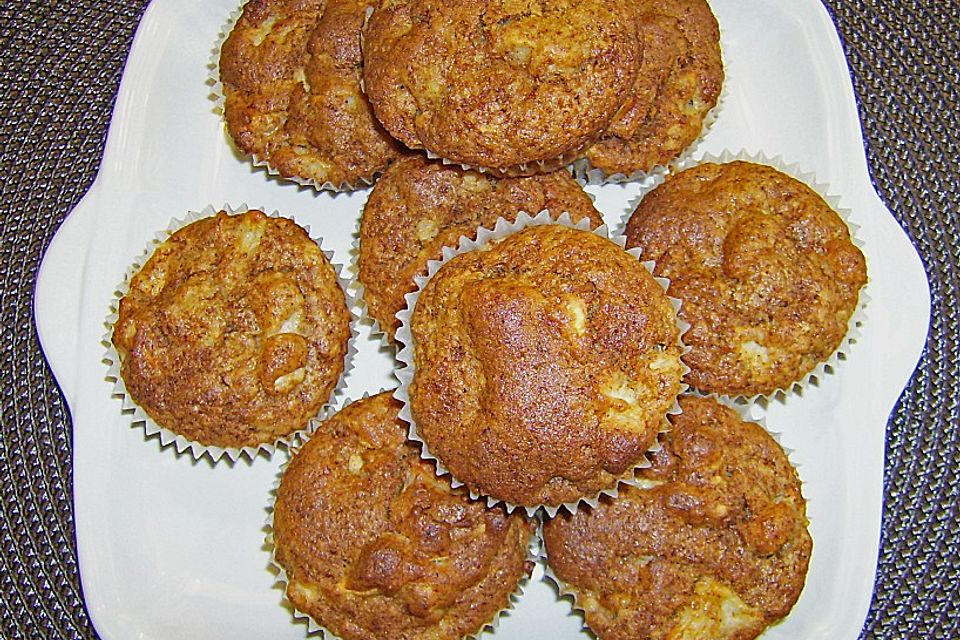 Apfel-Zimt-Muffins