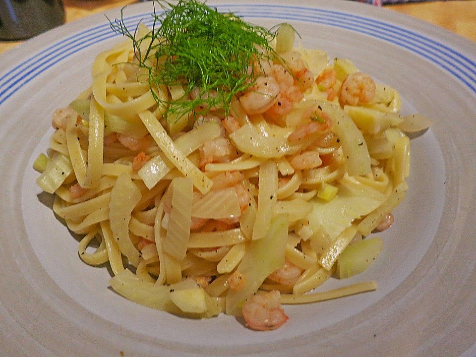 Pasta mit Shrimps und Fenchel von Molina29| Chefkoch
