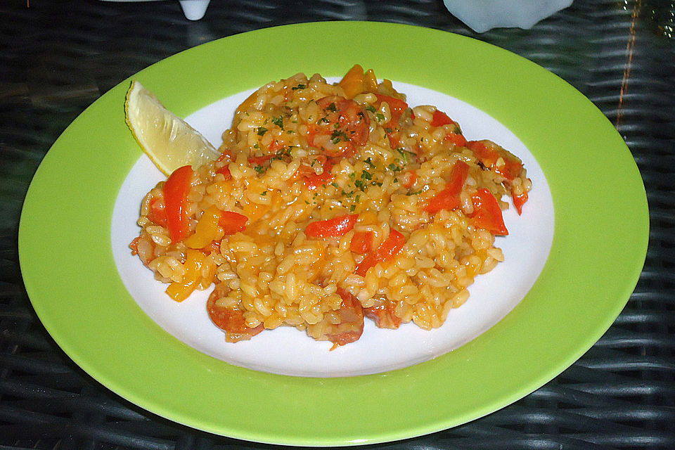 Chorizo-Paella