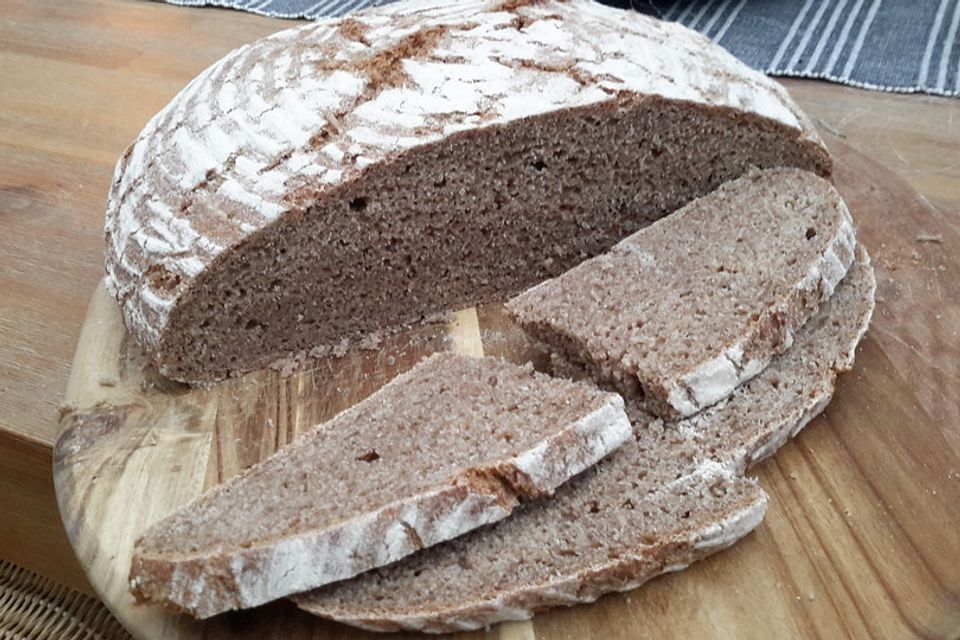 Sauerteigbrot ohne Hefe