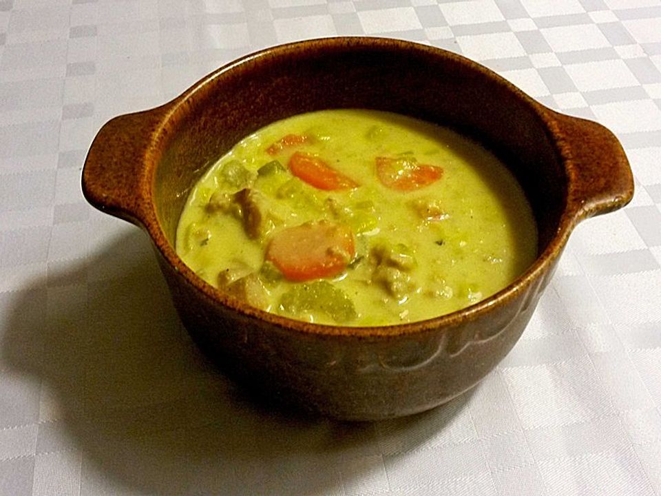 Vegane Kase Lauch Suppe Von Sanibloume Chefkoch