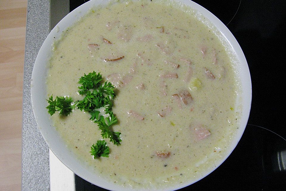 Kohlrabi-Kartoffel-Suppe