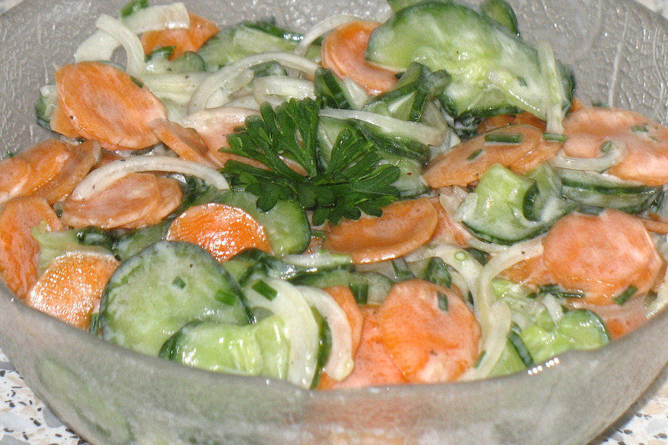 Gurken-Karotten-Salat Gurken-Karotten-Salat