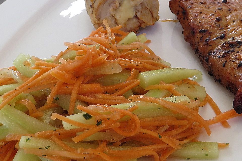 Gurken-Karotten-Salat Gurken-Karotten-Salat