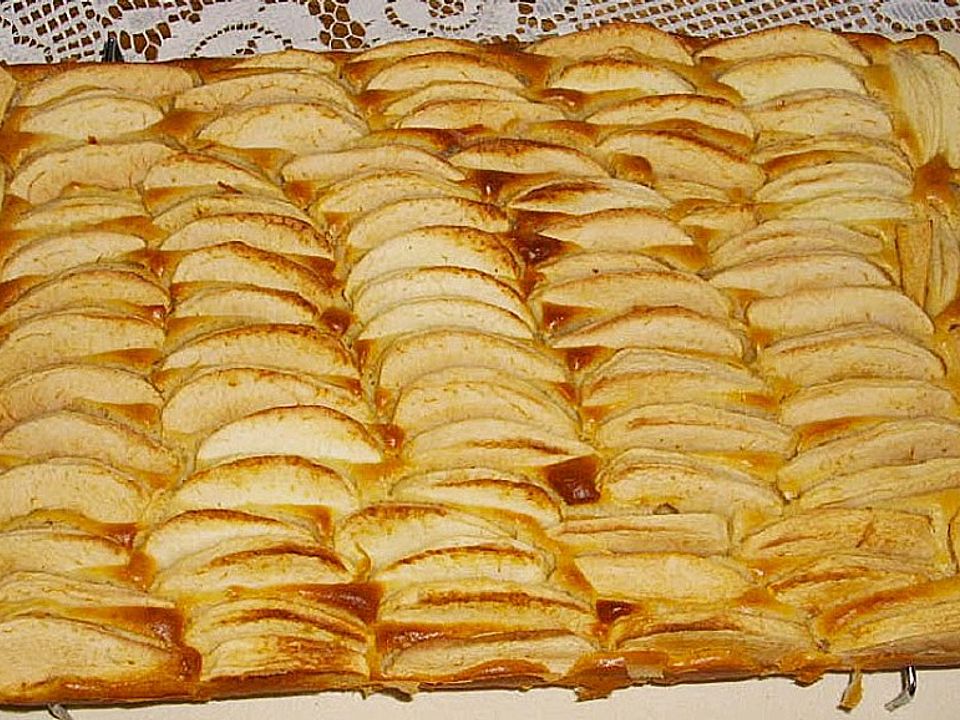 Apfel-Sandkuchen vom kleinen Blech von spainlady| Chefkoch