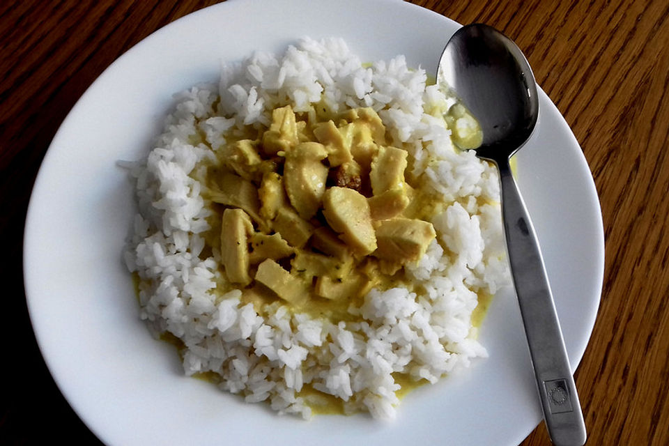 Fruchtiges Curry - Geschnetzeltes