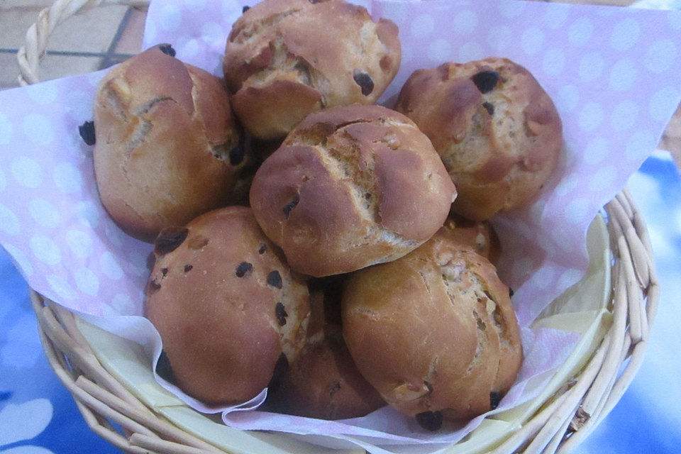 Frühstücks-Brötchen mit Cranberry-Müsli