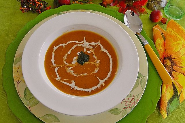 Butternut-Kürbissuppe mit feiner Rooibosnote| Chefkoch