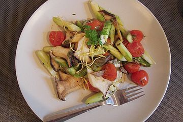 Spargel-Pilz-Gemüse