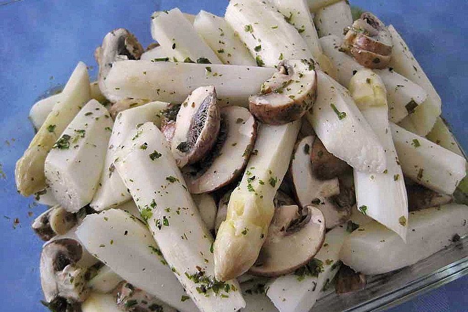 Spargel-Pilz-Gemüse