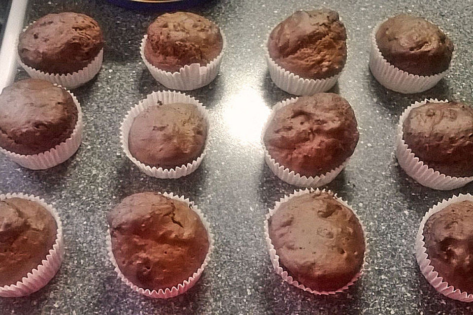 Schokopudding-Muffins