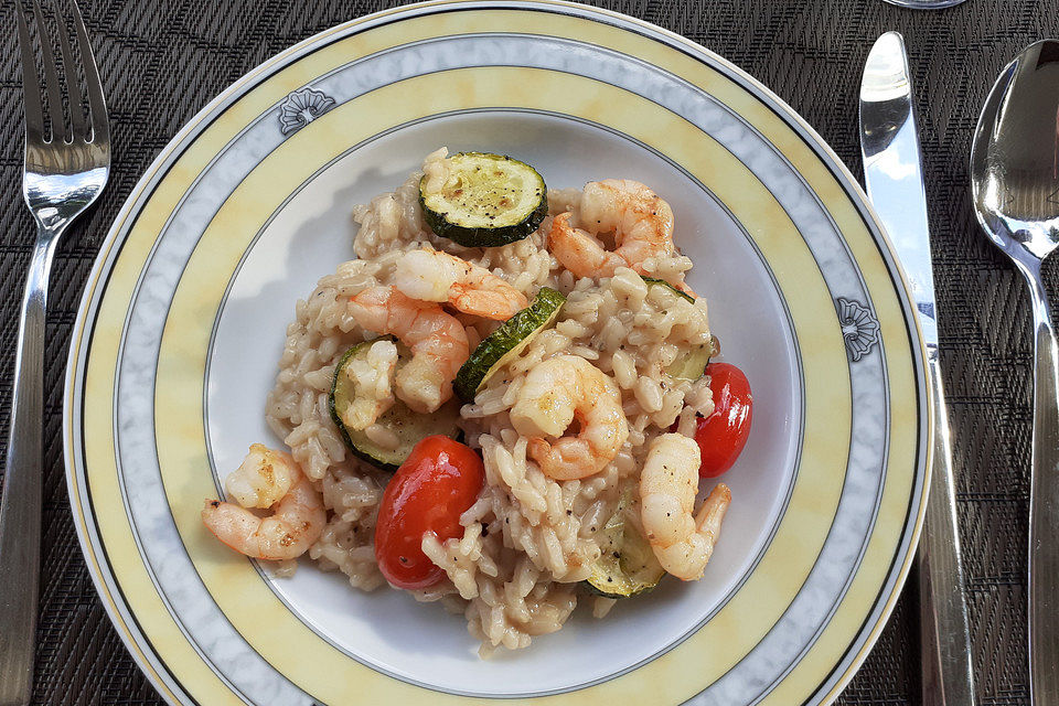 Garnelen - Risotto