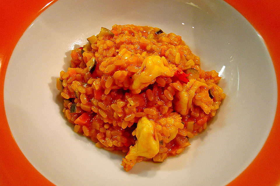 Garnelen - Risotto