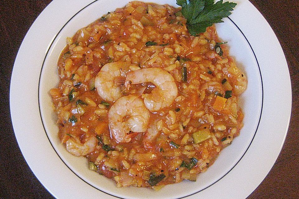 Garnelen - Risotto