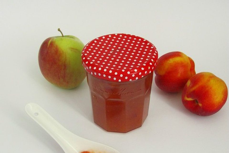 Nektarinen-Apfel-Marmelade