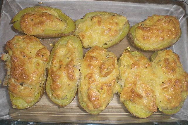Ziegenkäse - Souffle in der Kartoffel von karlschramm| Chefkoch