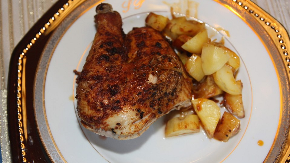 Portugiesisches Hähnchen aus dem Ofen von bienemaya