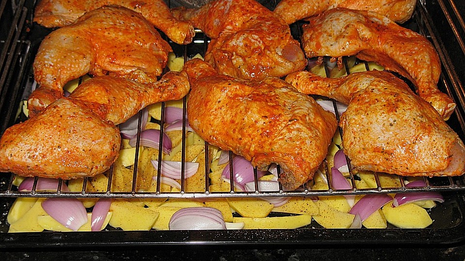 Portugiesisches Hähnchen aus dem Ofen von bienemaya