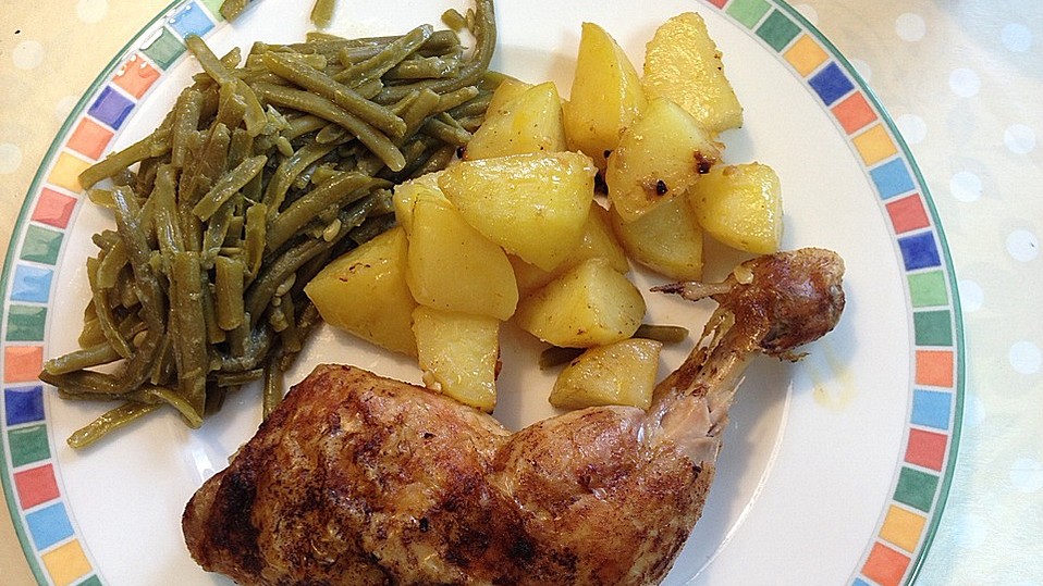 Portugiesisches Hähnchen aus dem Ofen von bienemaya