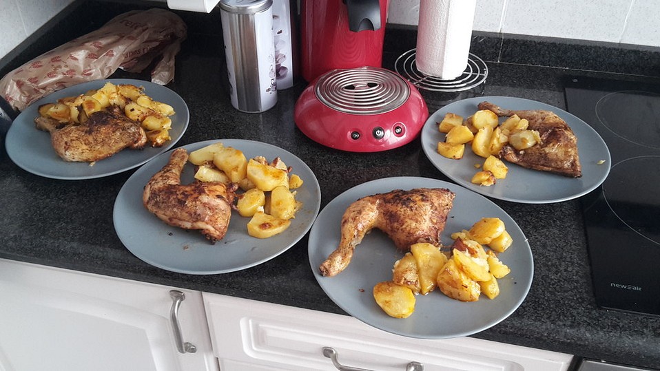 Portugiesisches Hähnchen aus dem Ofen von bienemaya