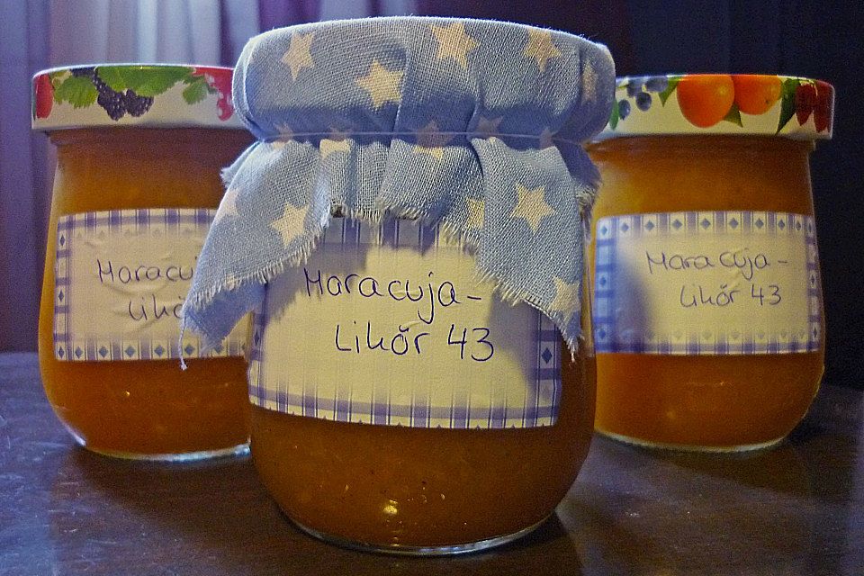 Maracuja Marmelade mit Likör 43