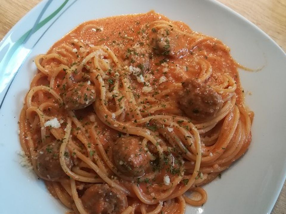 Spaghetti mit Hackbällchen von Patrick7296 Chefkoch