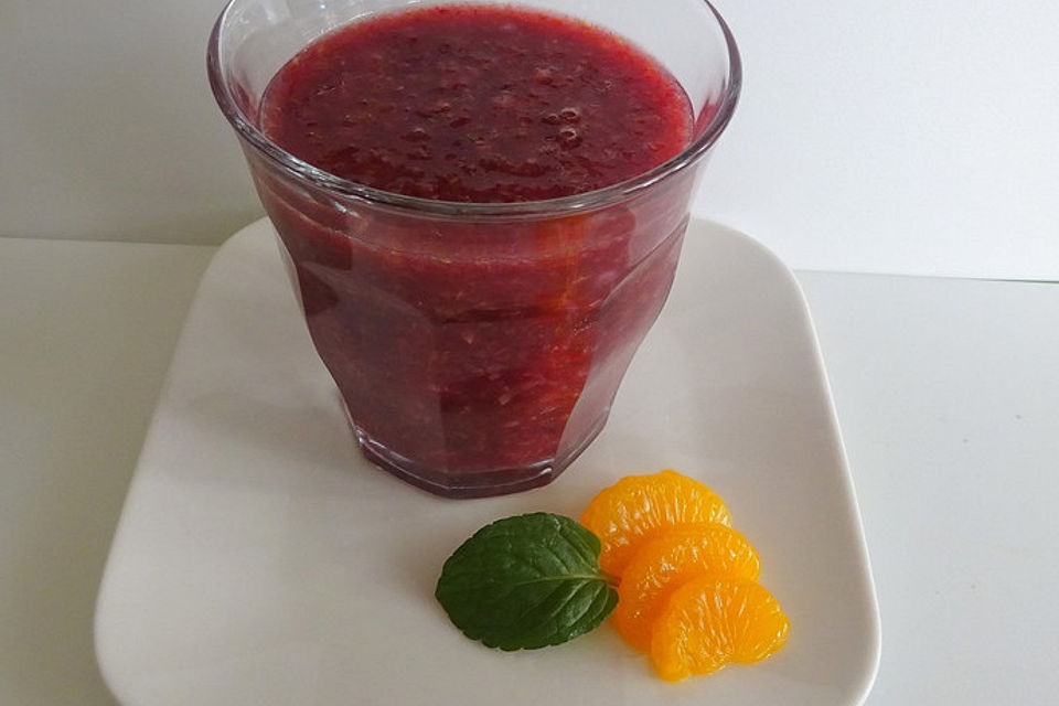 Beeren-Litschi-Smoothie