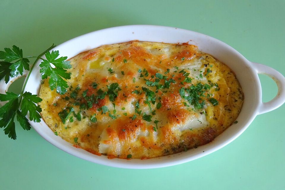 Spargelgratin