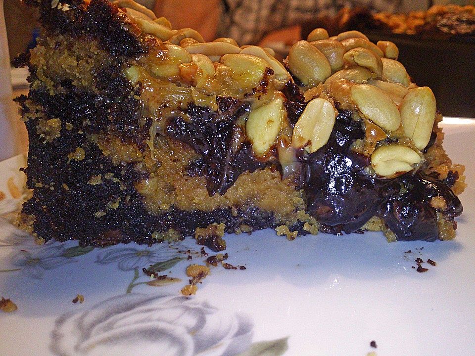 Erdnuss-Karamell Brownies von dasfräuleinchen| Chefkoch