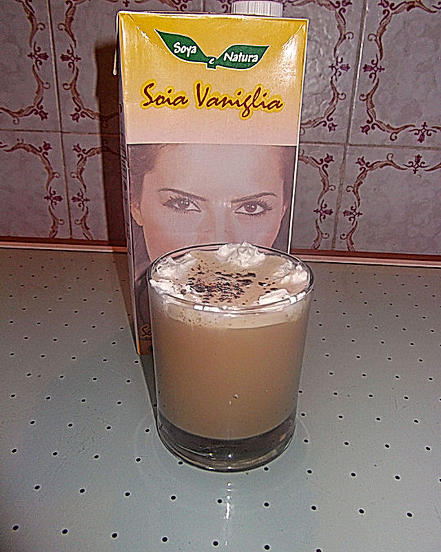 Soja-Eiskaffee