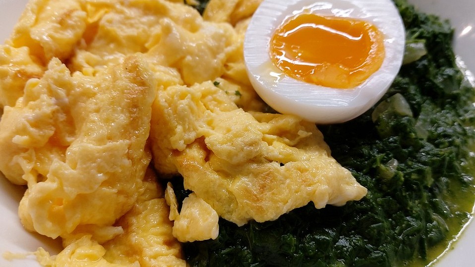 Rahmspinat aus frischem Spinat von Bruzzelfee