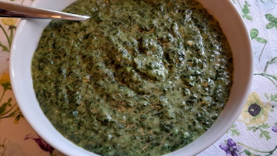 Rahmspinat aus frischem Spinat von Bruzzelfee